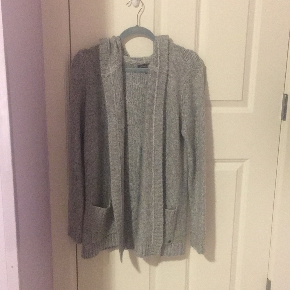 Gray Eddie Bauer Cardigan
